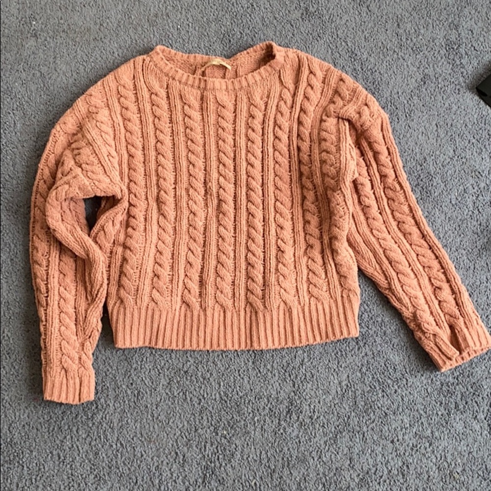 Pink sweater